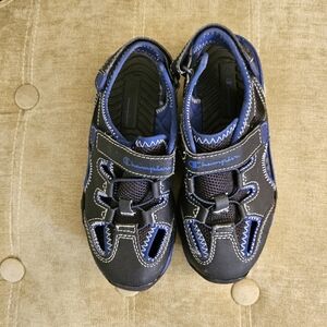 Champion Black/Blue Boys Sandal Size 13 1/2